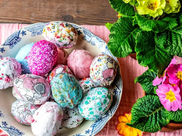 Decorative Fabric or Paper Eggs